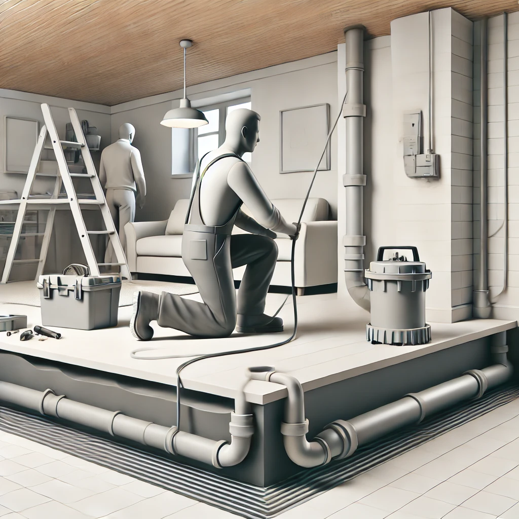 Waterproofing a basement
