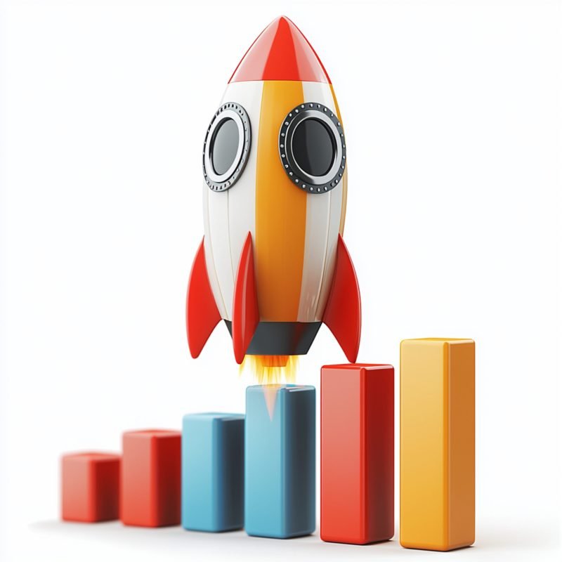 411944025 Rocket Launch Growth Chart